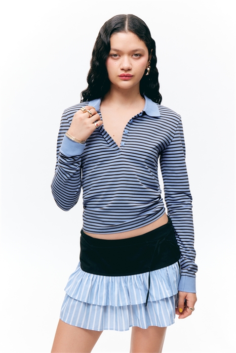 Топ-поло с длинными рукавами 1265807002 - Фото 13955654