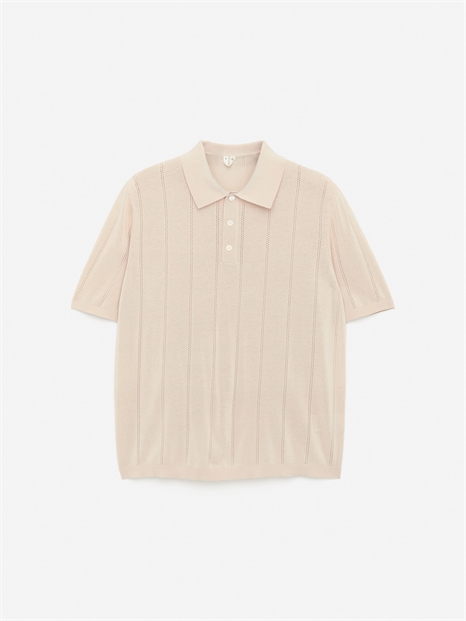 Рубашка-поло из пуантелье 1275501002 - Фото 13955697