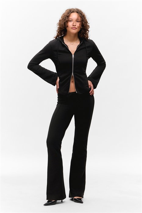 Расклешенные треники со средней посадкой с пинтаком 1309543002 - Фото 13956059