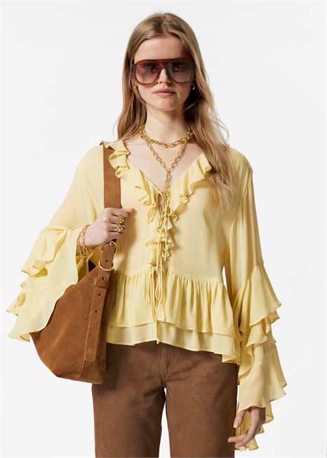 Блузка с оборками 1283328002 - Фото 13956345