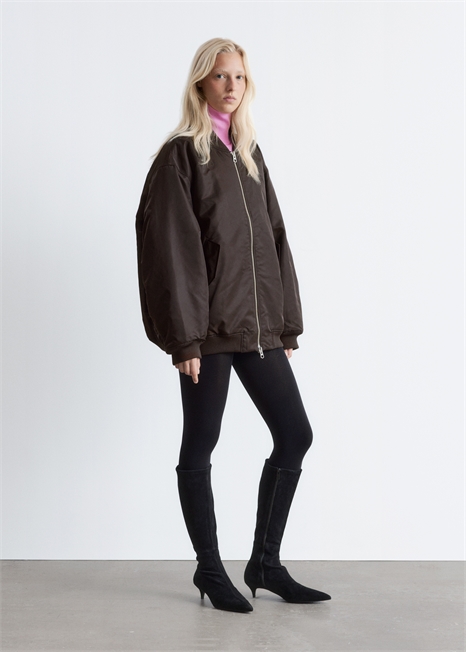 Сапоги до колена из эластичной замши 1261630001 - Фото 13956665