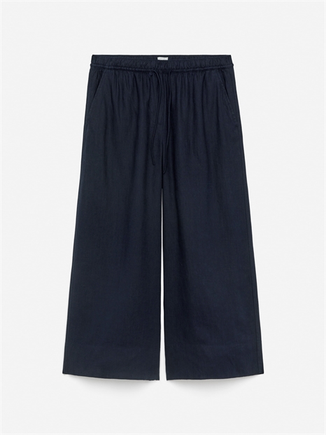 Льняные брюки кроп 1276332003 - Фото 13957102