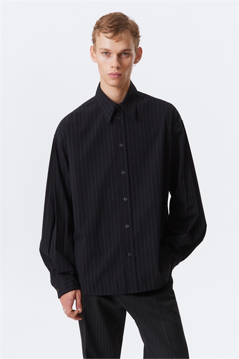 Рубашка из поплина Oversized 1300886001 - Фото 13957785