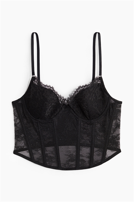 Кружевное бюстье с мягкими чашечками 1244799001 - Фото 13958259