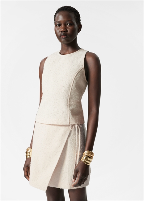 Текстурированный топ без рукавов 1284197001 - Фото 13958322