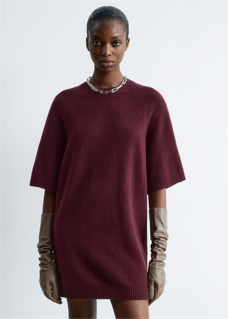 Трикотажное мини-платье-футболка 1286108001 - Фото 13958334