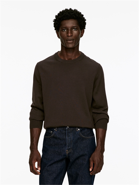 Джемпер тонкой вязки из мериноса 0490418065 - Фото 13958434