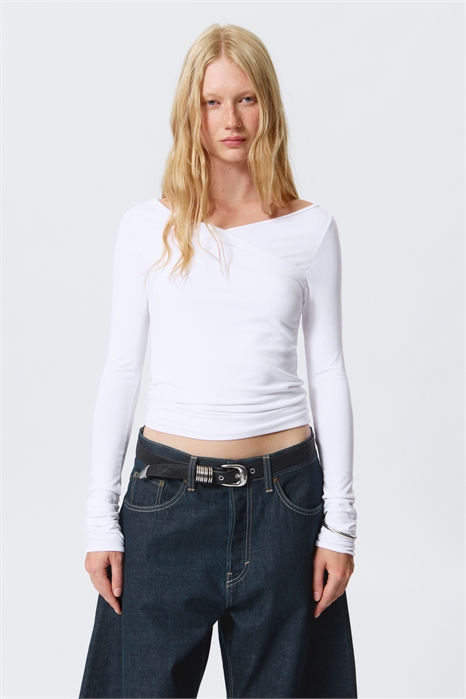 Облегающий топ с длинными рукавами 1319748002 - Фото 13959007