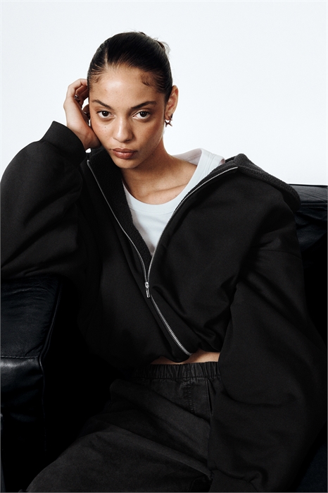 Толстовка на молнии из флиса оверсайз 1301041002 - Фото 13959188