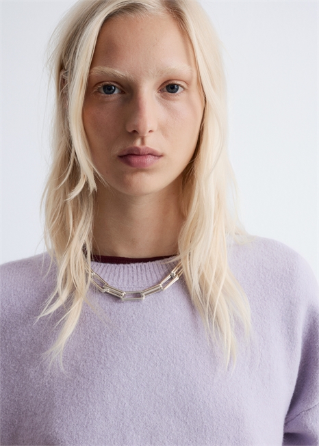 Джемпер из расслабленного трикотажа 1089897068 - Фото 13959426