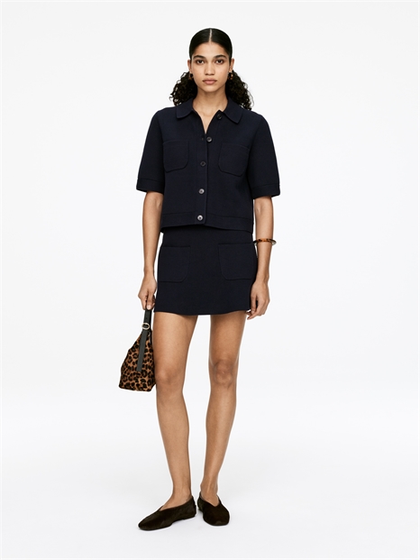 Трикотажная мини-юбка 1290647001 - Фото 13959593