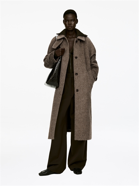 Пальто из смеси шерсти и альпаки 1300194002 - Фото 13959976