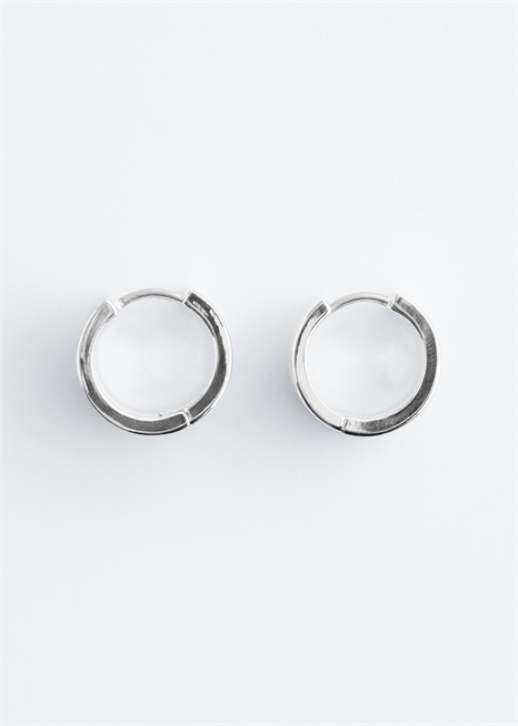 Серьги-обручи Chunky Angular Hoop Earrings 1325946002 - Фото 13960016