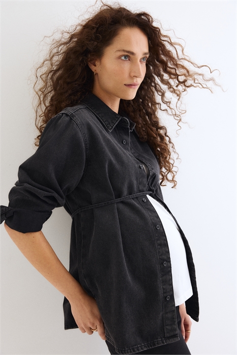 Рубашка MAMA Before & After Denim 1290095002 - Фото 13960131