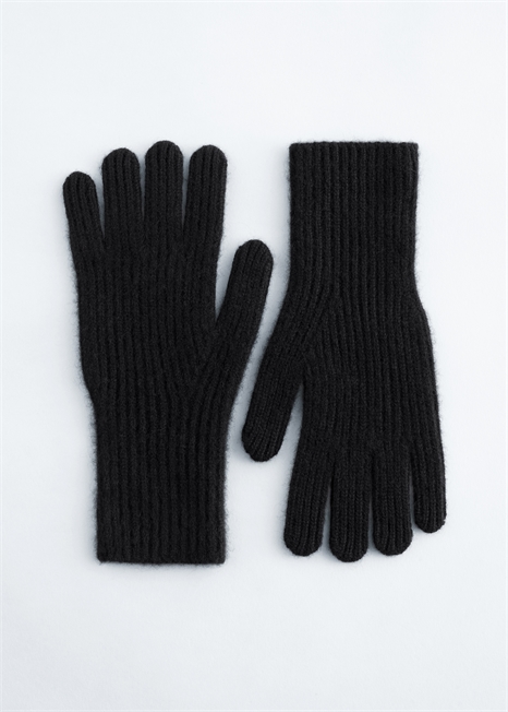 Ребристые кашемировые перчатки 1241778001 - Фото 13960457