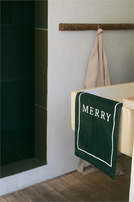 Велюровые полотенца для гостей в упаковке из 2 штук с рисунком 1248226002 - Фото 13960812