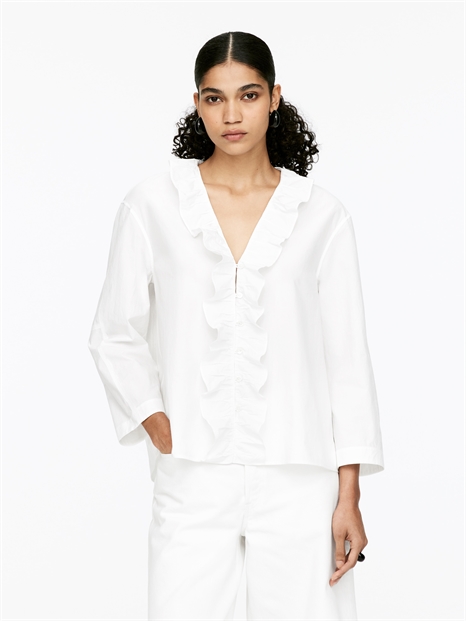 Блузка с оборками 1304013001 - Фото 13960955