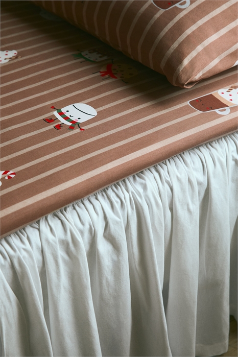 Простыня на резинке из хлопка с принтом 1028613050 - Фото 13961164