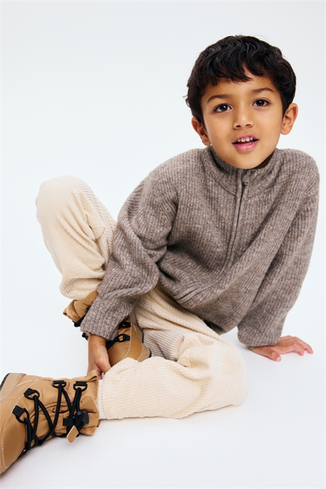 Кардиган на молнии из ребристого трикотажа 1308350001 - Фото 13961668