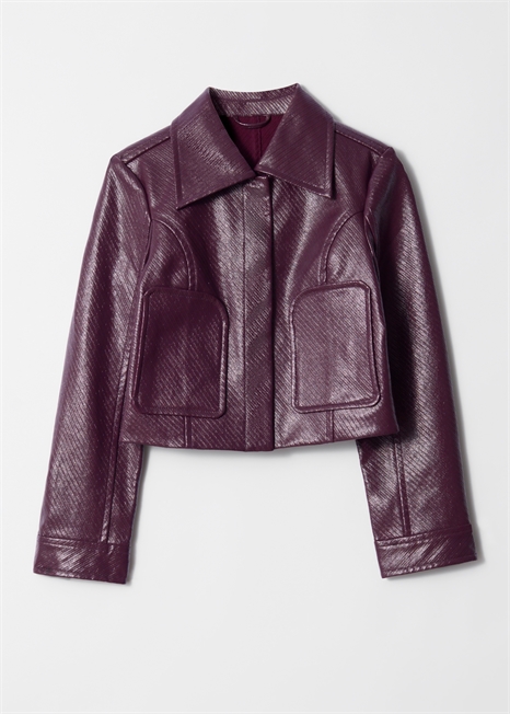 Обрезанная куртка с накладными карманами 1253576001 - Фото 13962117