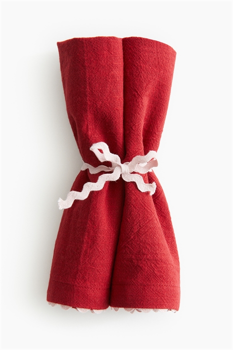 Салфетки с гребешковыми краями в упаковке из 2 штук 1283254003 - Фото 13962375