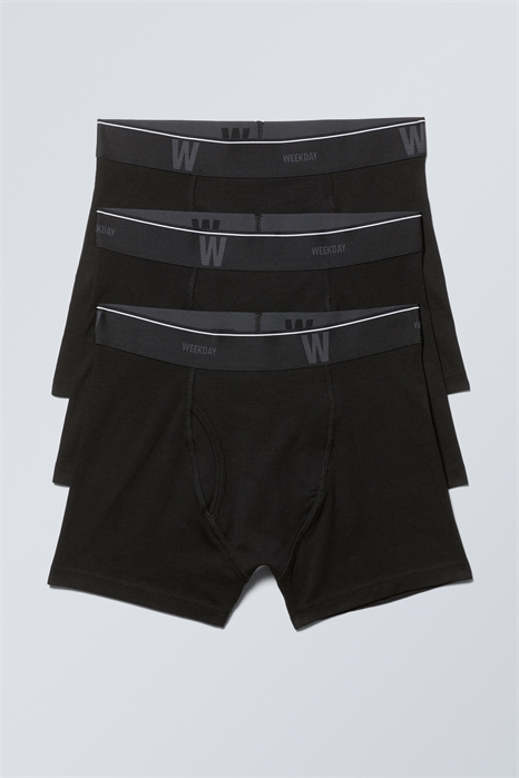 Трусы-боксеры с логотипом из 3 комплектов 1215758002 - Фото 13962504