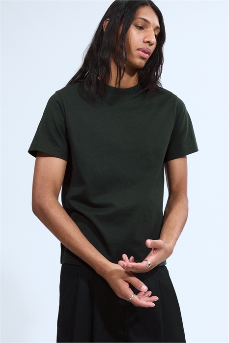 Короткая боксерская футболка из плотного хлопка 1228701021 - Фото 13962513