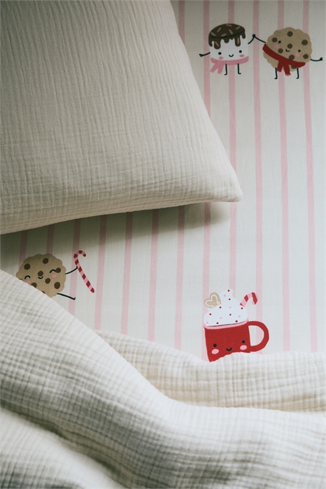 Простыня на резинке из хлопка с принтом 1028613049 - Фото 13963193