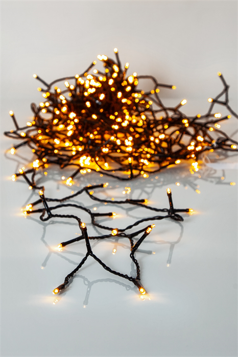 Фейные огни золотые теплые белые 360led 1230148001 - Фото 13964004