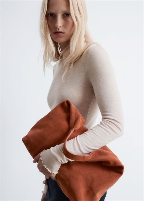 Классическая замшевая сумка 1235633012 - Фото 13964006