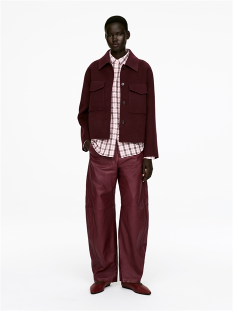 Рубашка из шерсти с двойным лицом 1248258004 - Фото 13964011