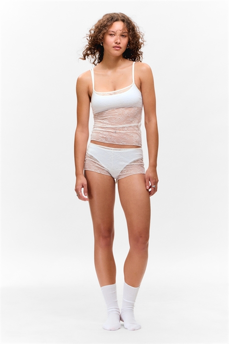 Кружевные пижамные трусы-боксеры 1306977001 - Фото 13964129