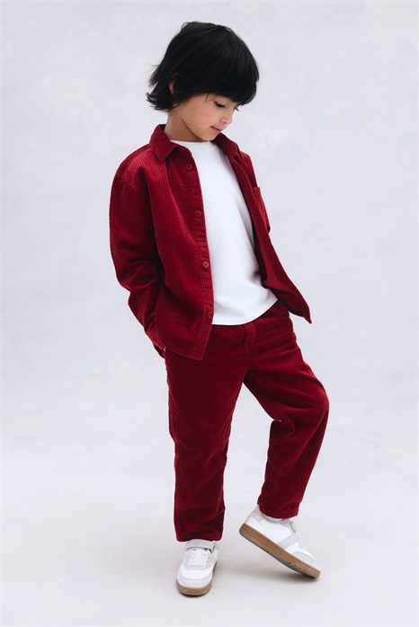 Хлопковые вельветовые брюки 1234419010 - Фото 13966029