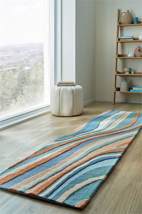 Ковер Abstract Flow wool runner 1308850001 - Фото 13966502
