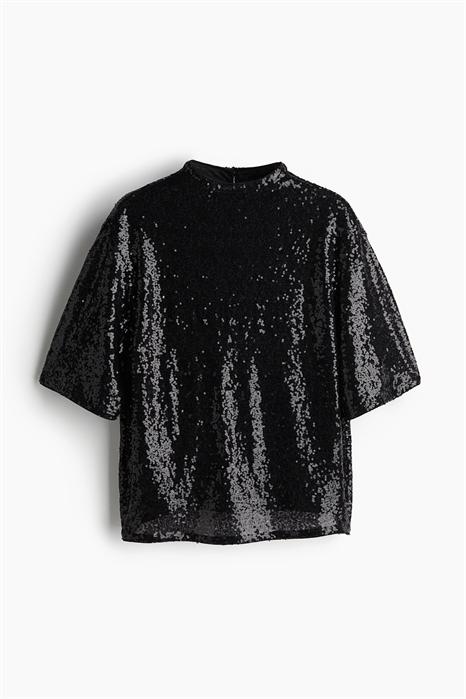 Топ с блестками 1200001004 - Фото 13966548