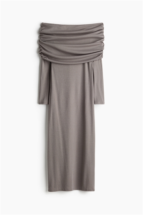 Платье с откидным краем на плечах 1243097006 - Фото 13966779