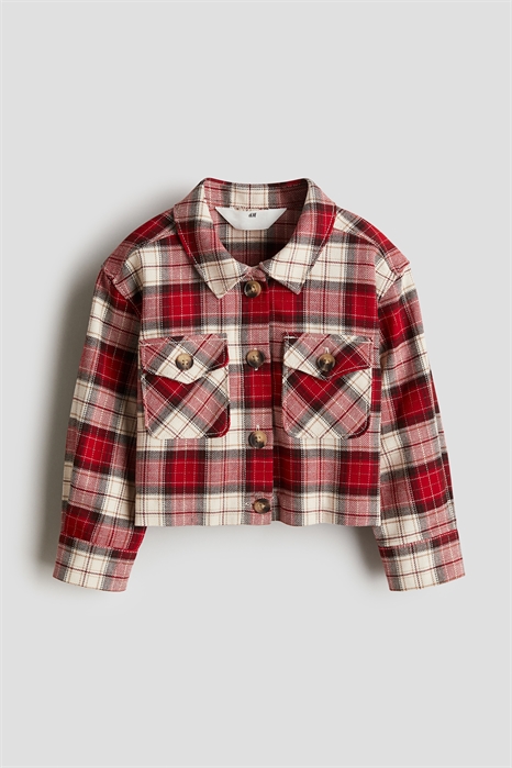 Обрезанный фланелевый жакет 1257409001 - Фото 13966895