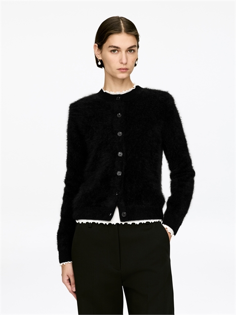 Кардиган из чистого кашемира с начесом 1301861003 - Фото 13967001