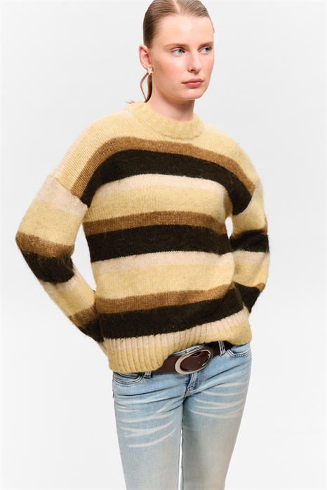 Пушистый вязаный свитер свободного кроя 1296952001 - Фото 13967685