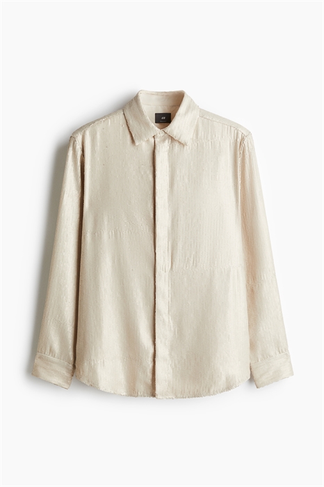 Рубашка Regular Fit с блестками 1251291001 - Фото 13968428