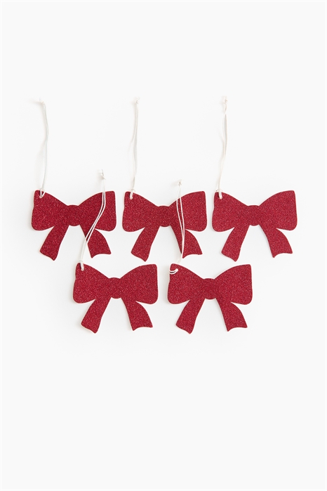 Подарочные бирки в форме банта в упаковке 5 штук артикул 1295952001