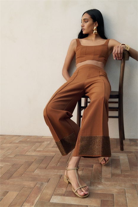 Брюки, украшенные бисером 1300595002 - Фото 13969201