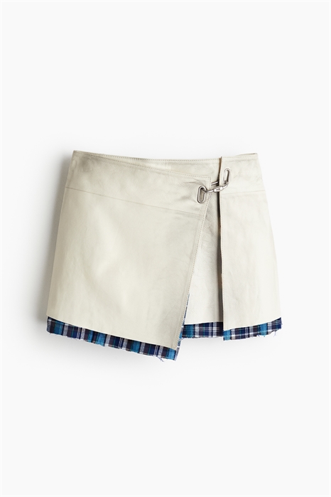 Кожаная мини-юбка 1252823001 - Фото 13969700