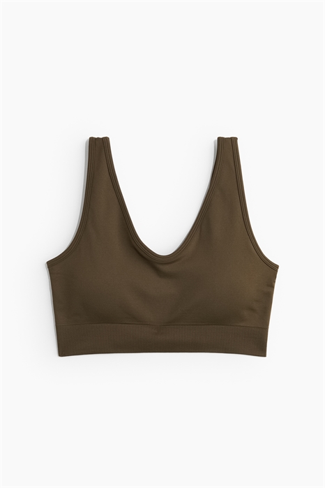 Бесшовный спортивный бюстгальтер с легкой поддержкой 1235270004 - Фото 13969918