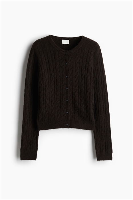 Кардиган вязаный с узором 1239430003 - Фото 13971260