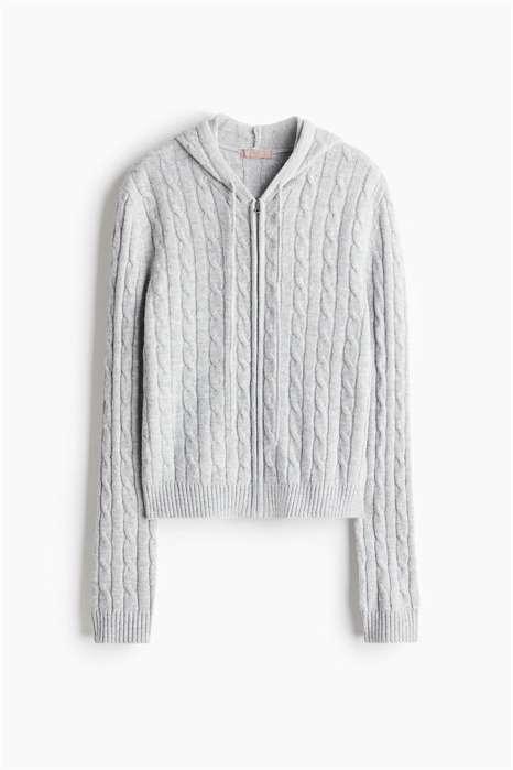 Толстовка на молнии из кабельного трикотажа 1245969003 - Фото 13971455