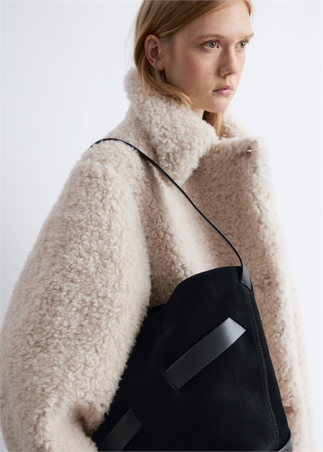 Замшевая сумка-ведро 1262533002 - Фото 13972357