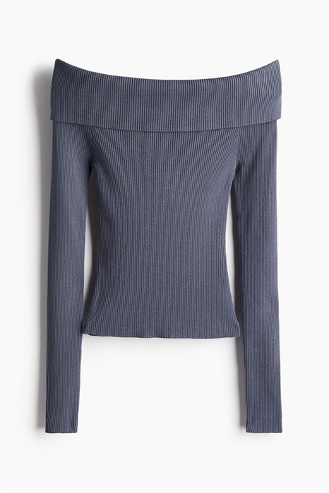 Топ без плеч из ребристого трикотажа 1237775008 - Фото 13972635