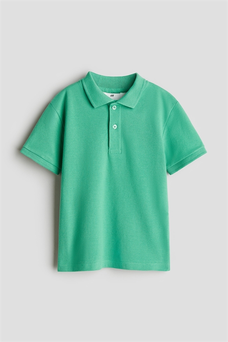 Рубашка-поло из хлопкового пике 1137677019 - Фото 13973416