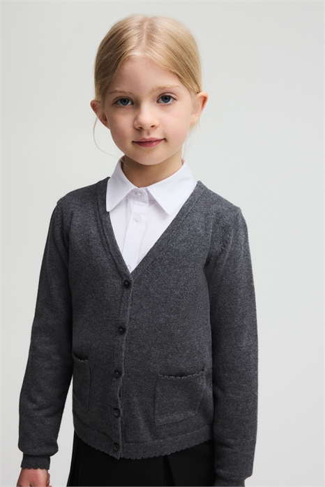 Хлопковый школьный кардиган 1167345002 - Фото 13973505